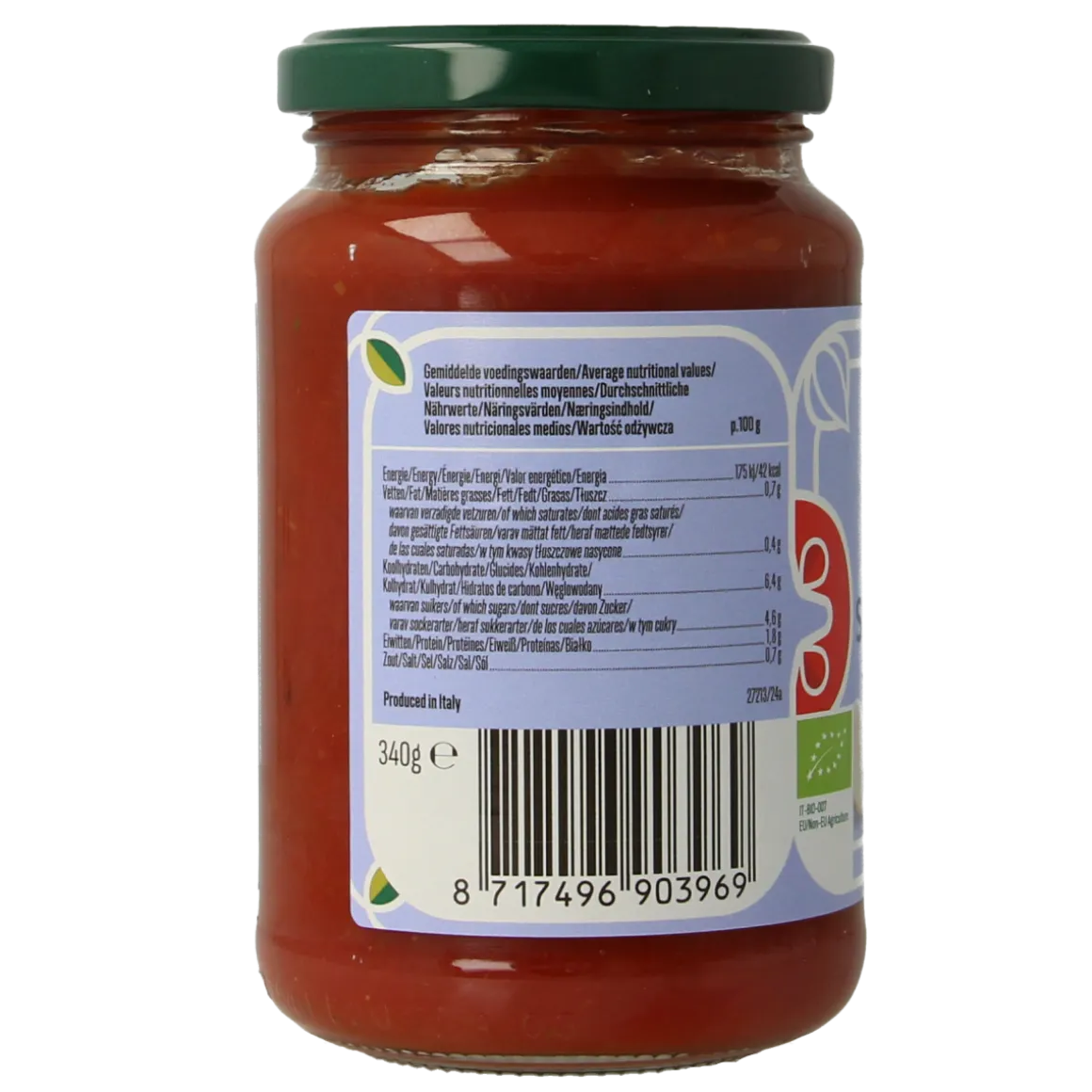 Bioidea Pastasaus napoli bio