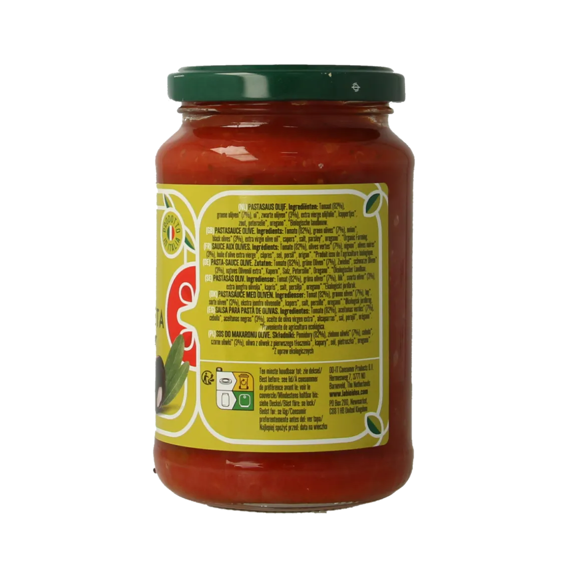 Bioidea Pastasaus olijven bio
