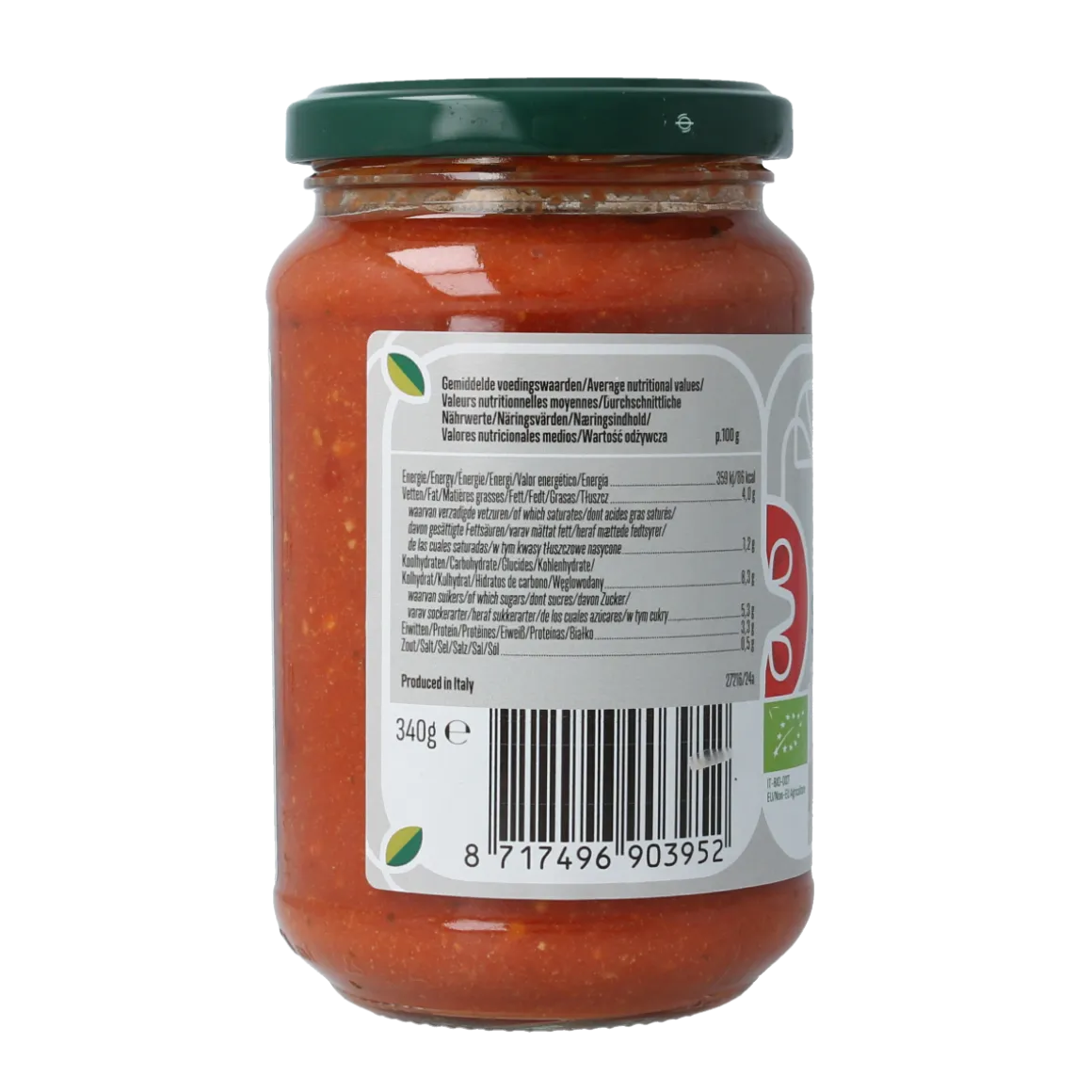 Bioidea Pastasaus ricotta bio