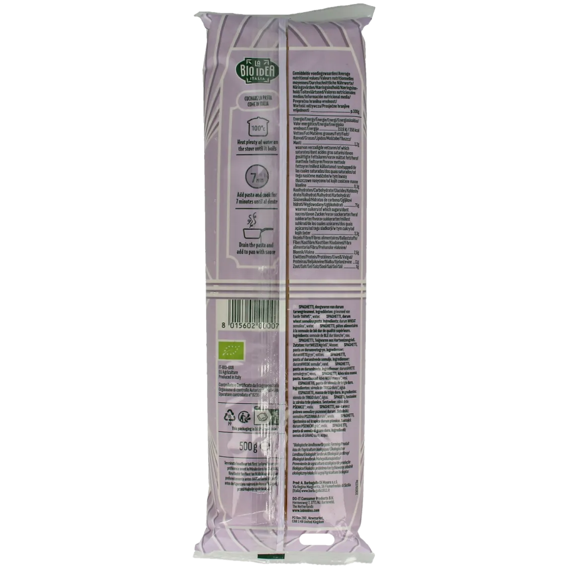 Bioidea Spaghetti wit bio