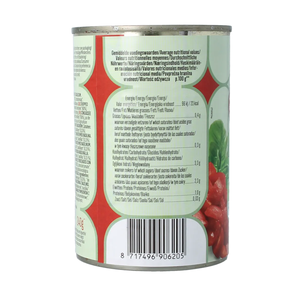 Sale Bioidea Tomatenstukjes basilicum bio