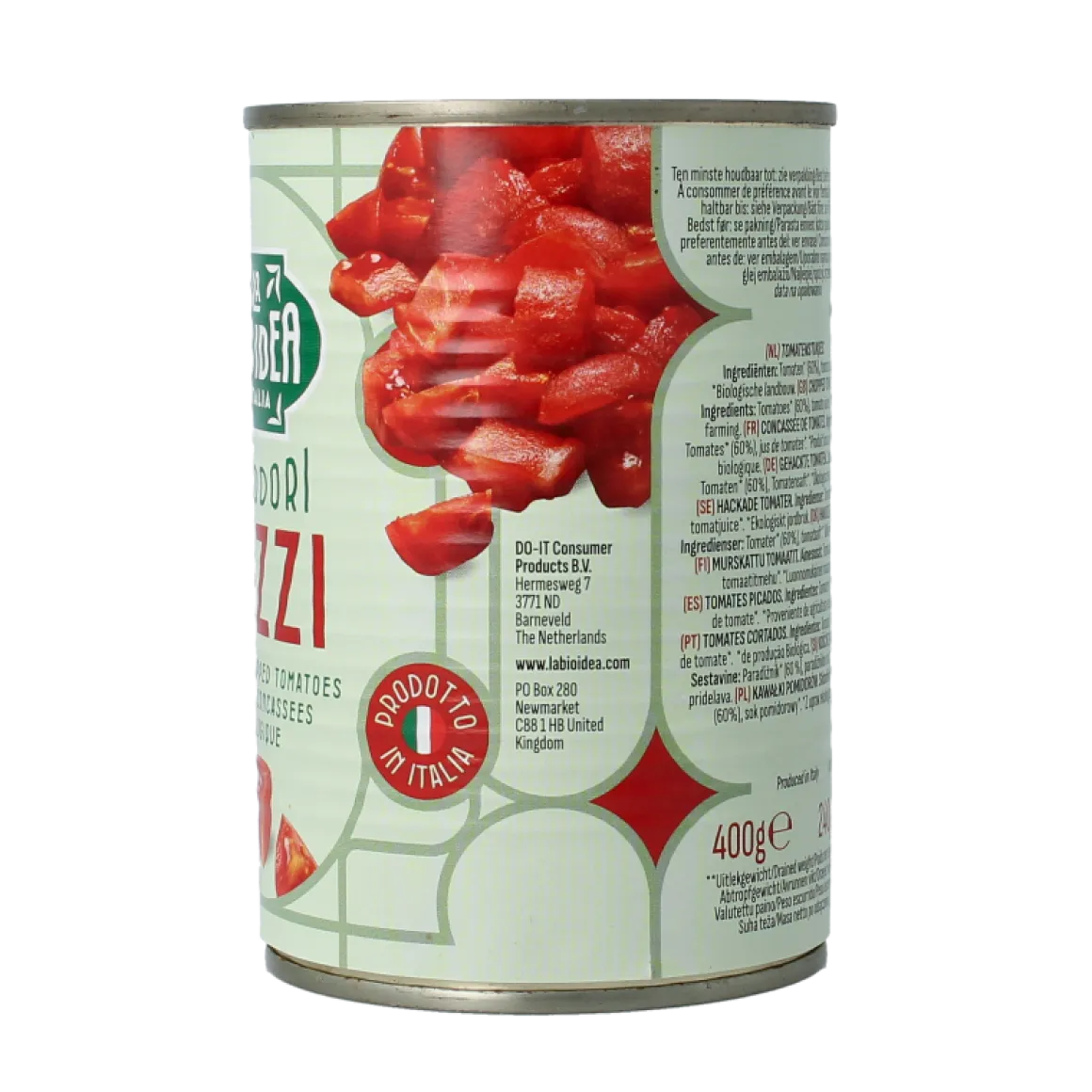 Bioidea Tomatenstukjes in blik bio