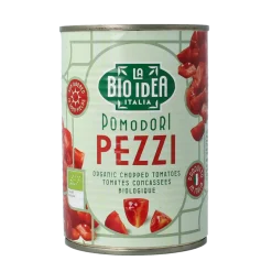 Bioidea Tomatenstukjes in blik bio