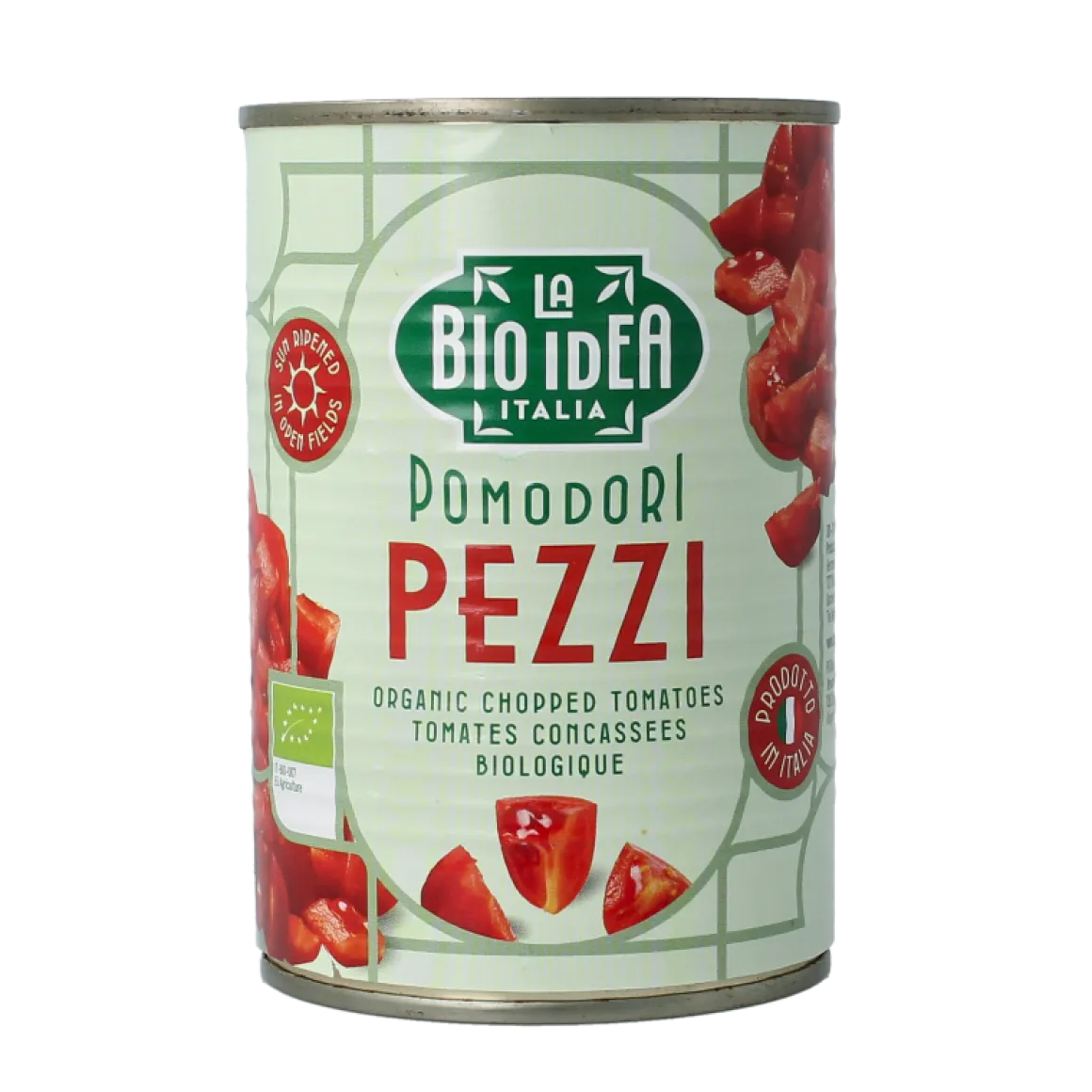 Bioidea Tomatenstukjes in blik bio