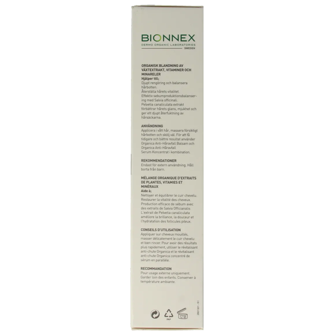 Bionnex Shampoo anti hair loss for oily hair