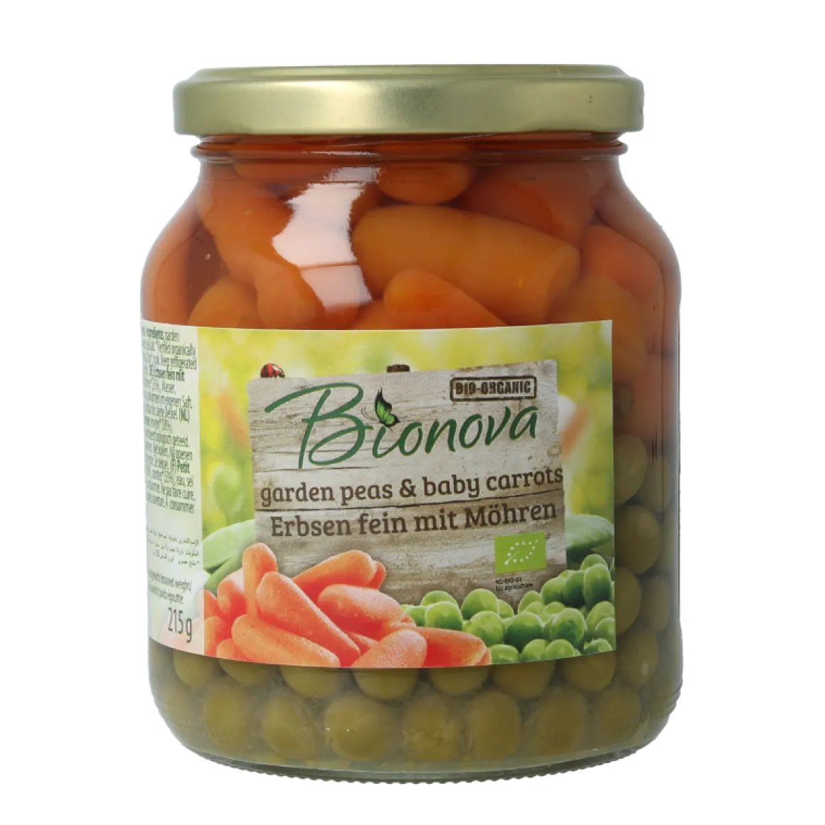 Bionova Doperwten met wortel bio