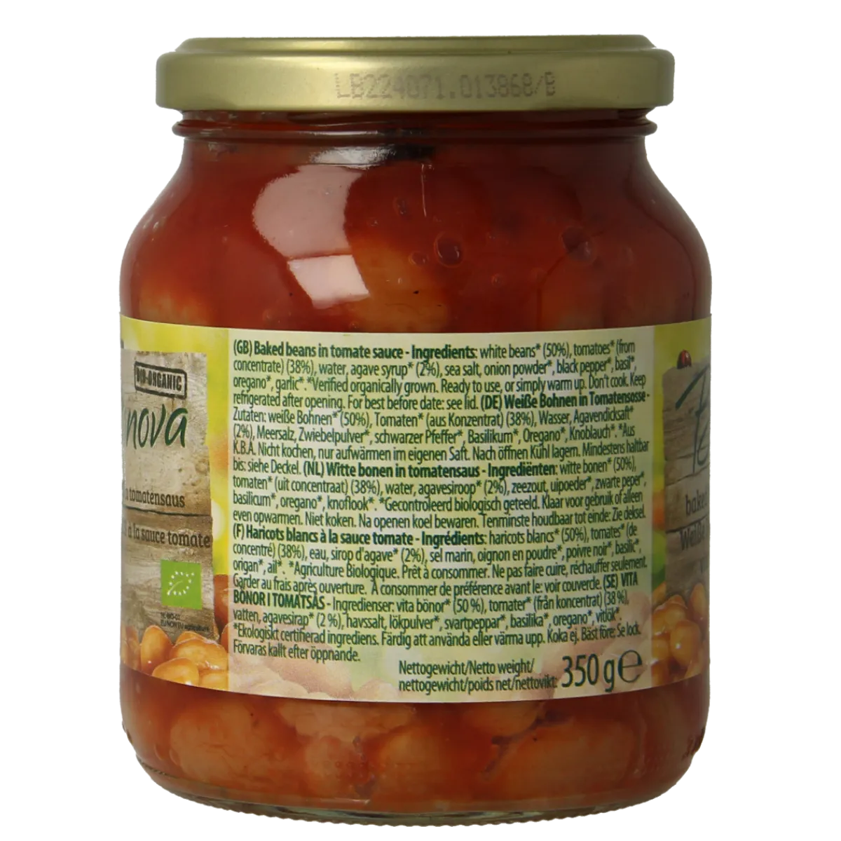 Best Bionova Witten bonen in tomatensaus bio
