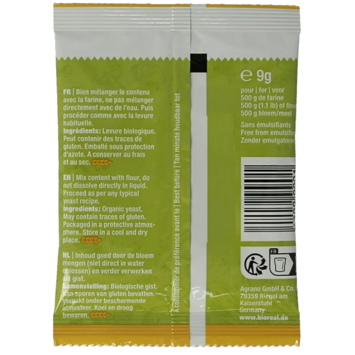 Bioreal Gist gedroogd bio