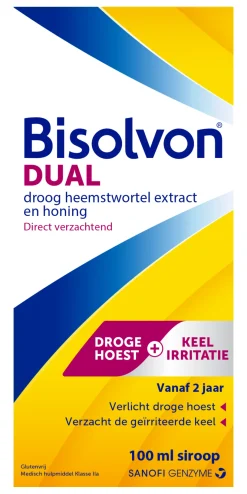 Bisolvon Dual droge hoest/keelirritatie siroop