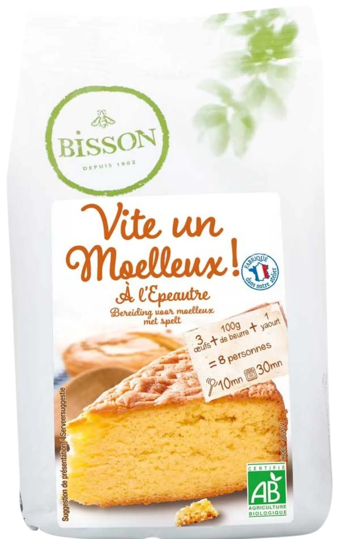 Discount Bisson Bakmix voor speltcake bio