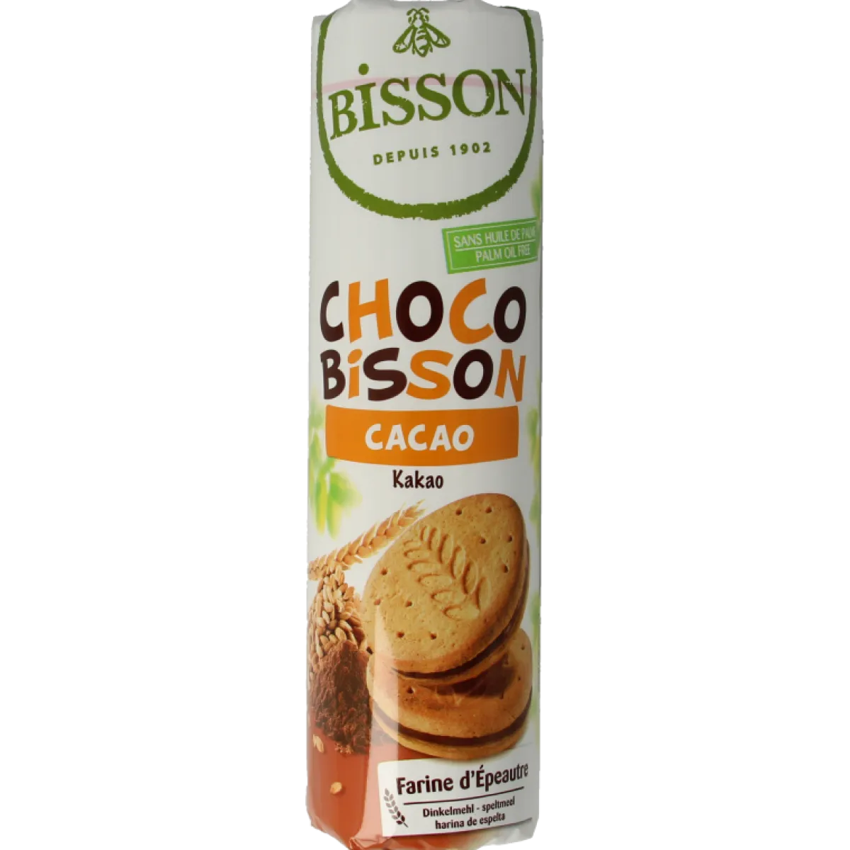 Clearance Bisson Choco bisson cacao speltmeel bio