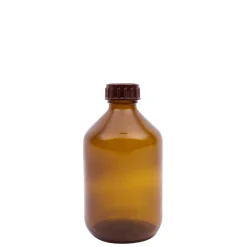 Blockland Medicijnfles bruin gedopt 200ml/28mm
