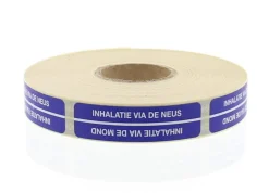Clearance Blockland Strooketiket inhalatie via mond/neus 44 x 11mm