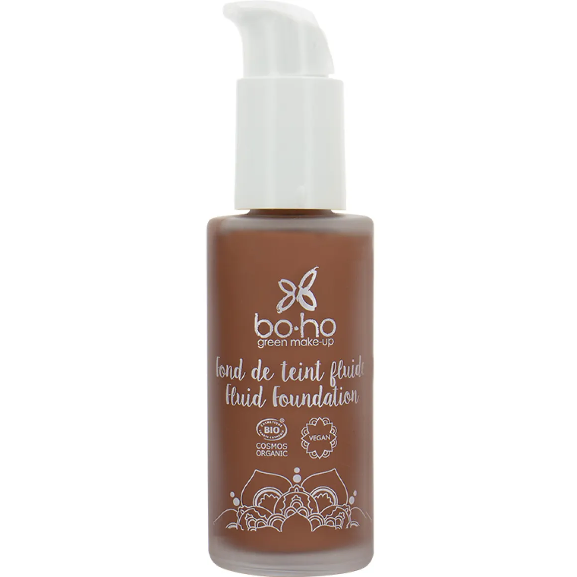 Boho green makeup Liquid foundation 09 cacao