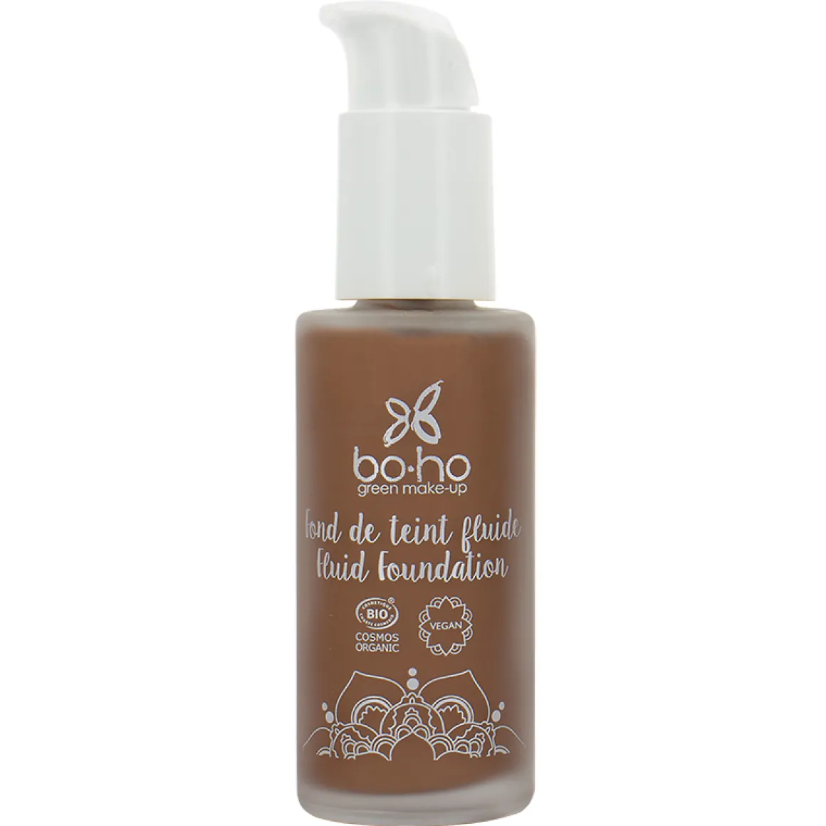 Boho green makeup Liquid foundation 10 cafe au lait
