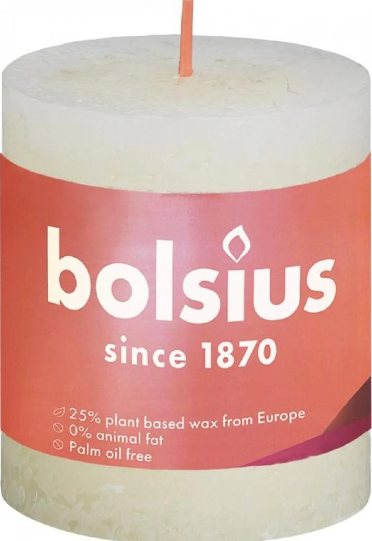 Discount Bolsius Rustiekkaars shine 80/68 soft pearl