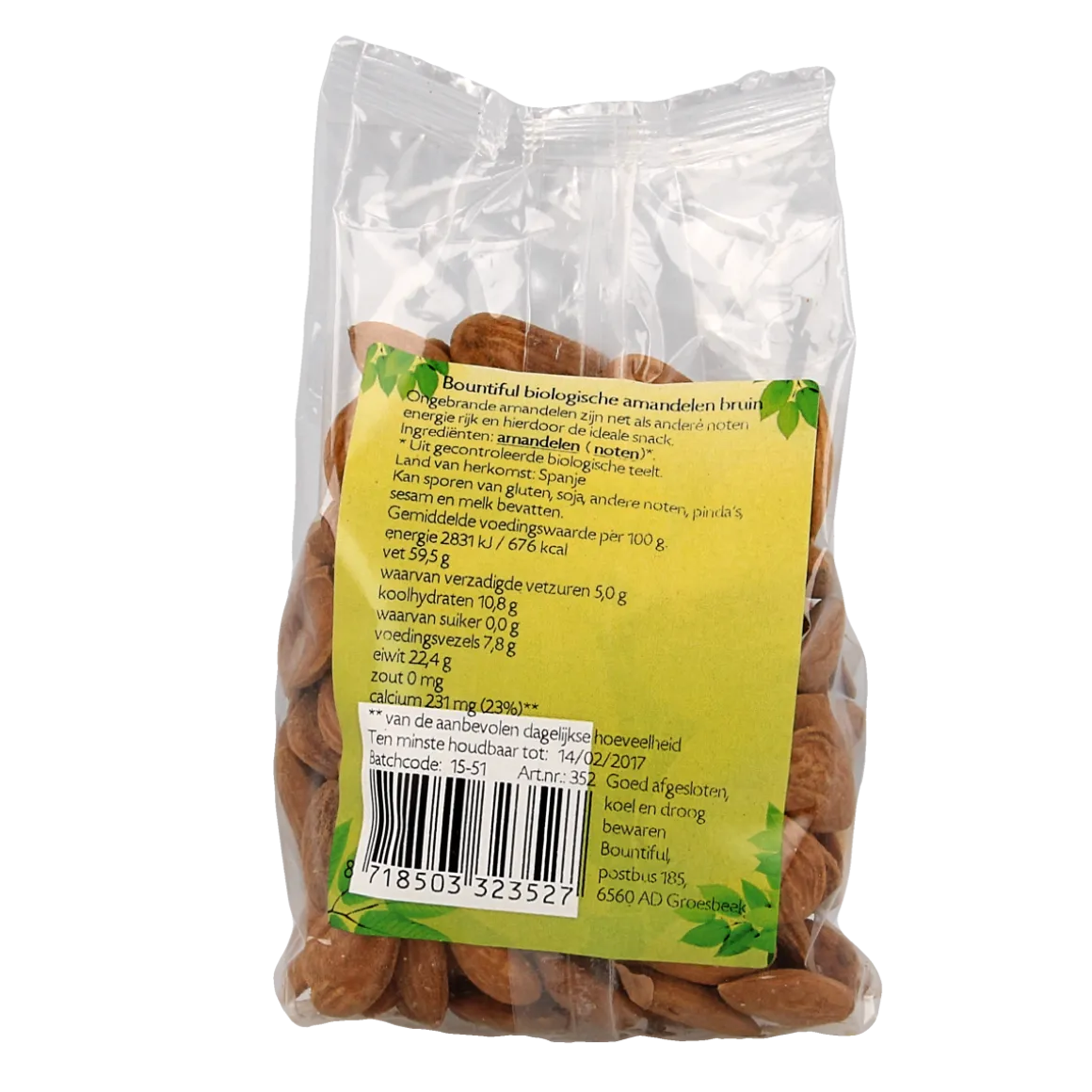 Bountiful Amandelen ongebrand bio