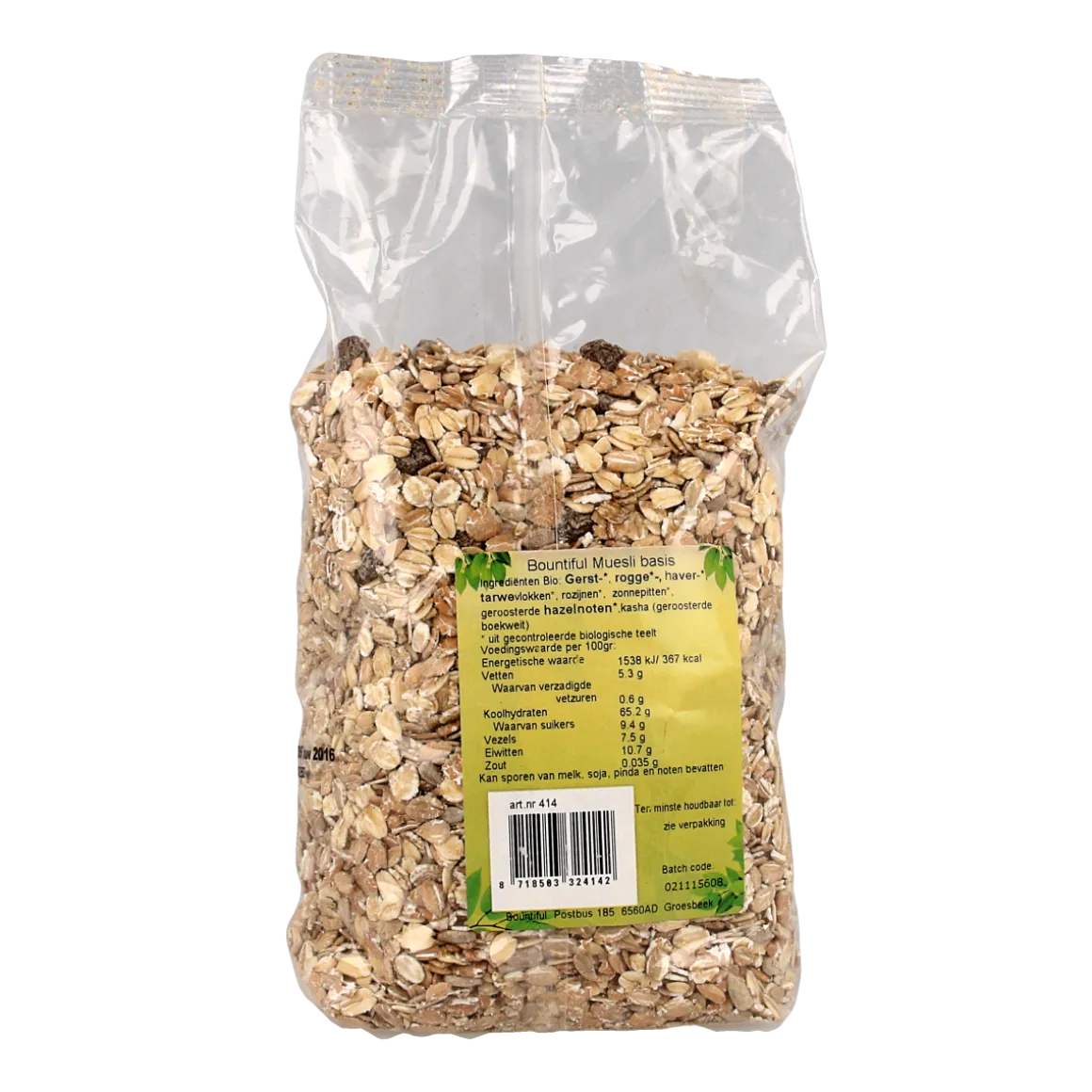 Bountiful Muesli basis bio