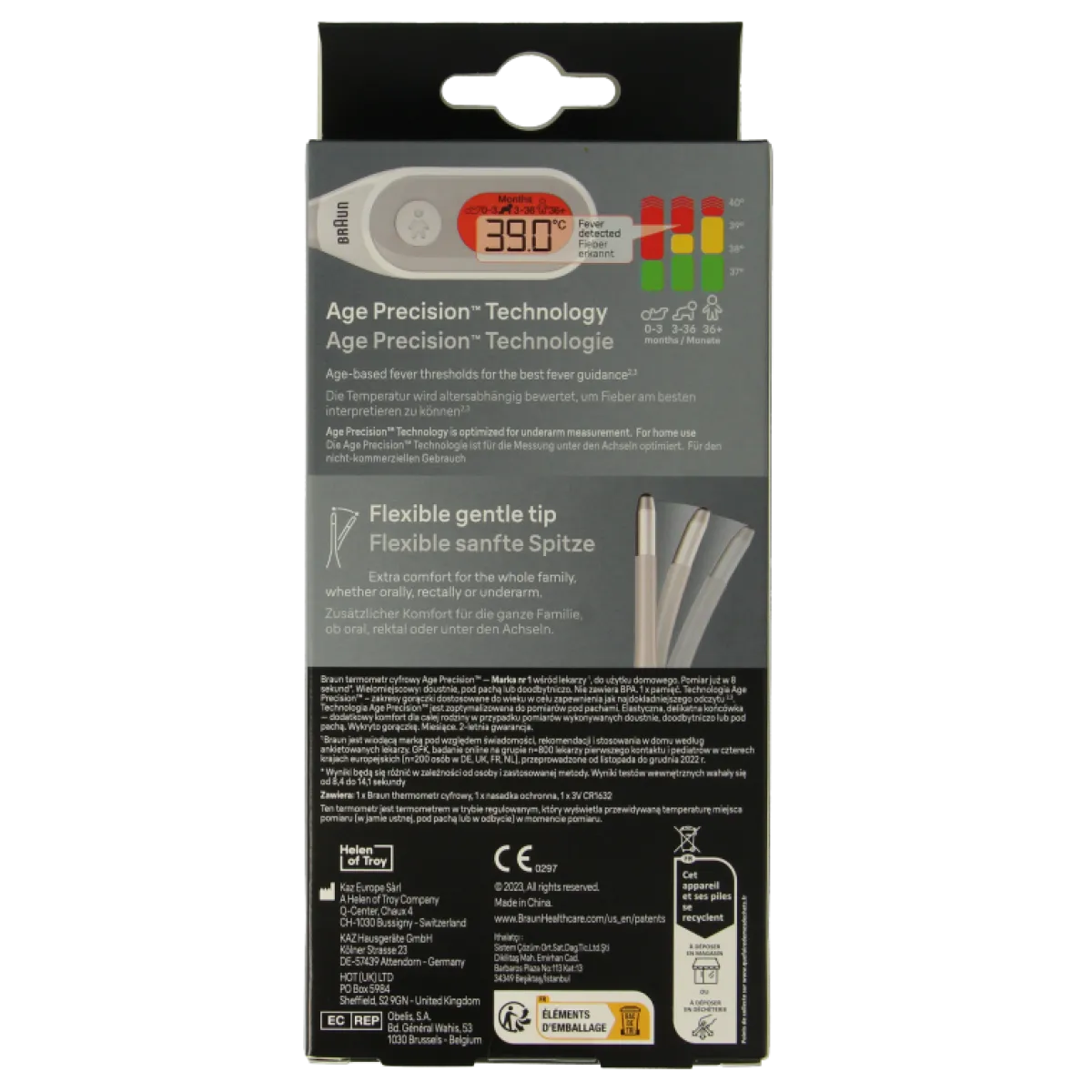 Braun Thermometer digitaal PRT2000