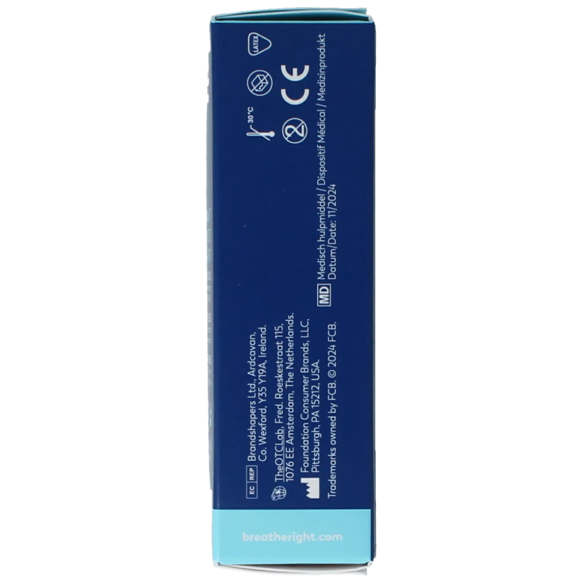 Breathe Right Neusstrips clear