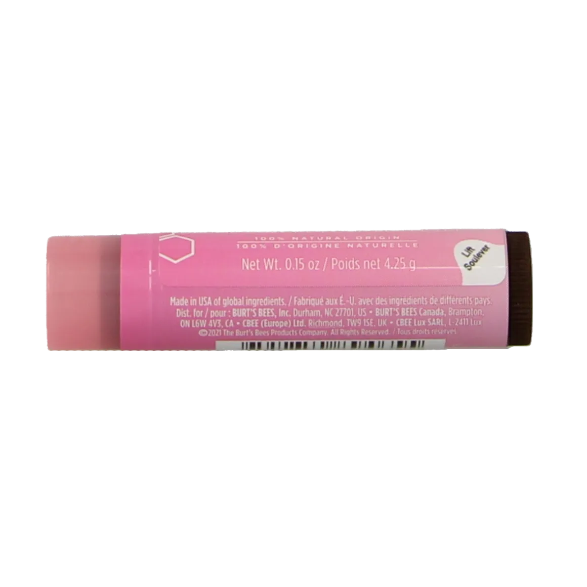 Burt's Bees Getinte lippenbalsem Pink blossom