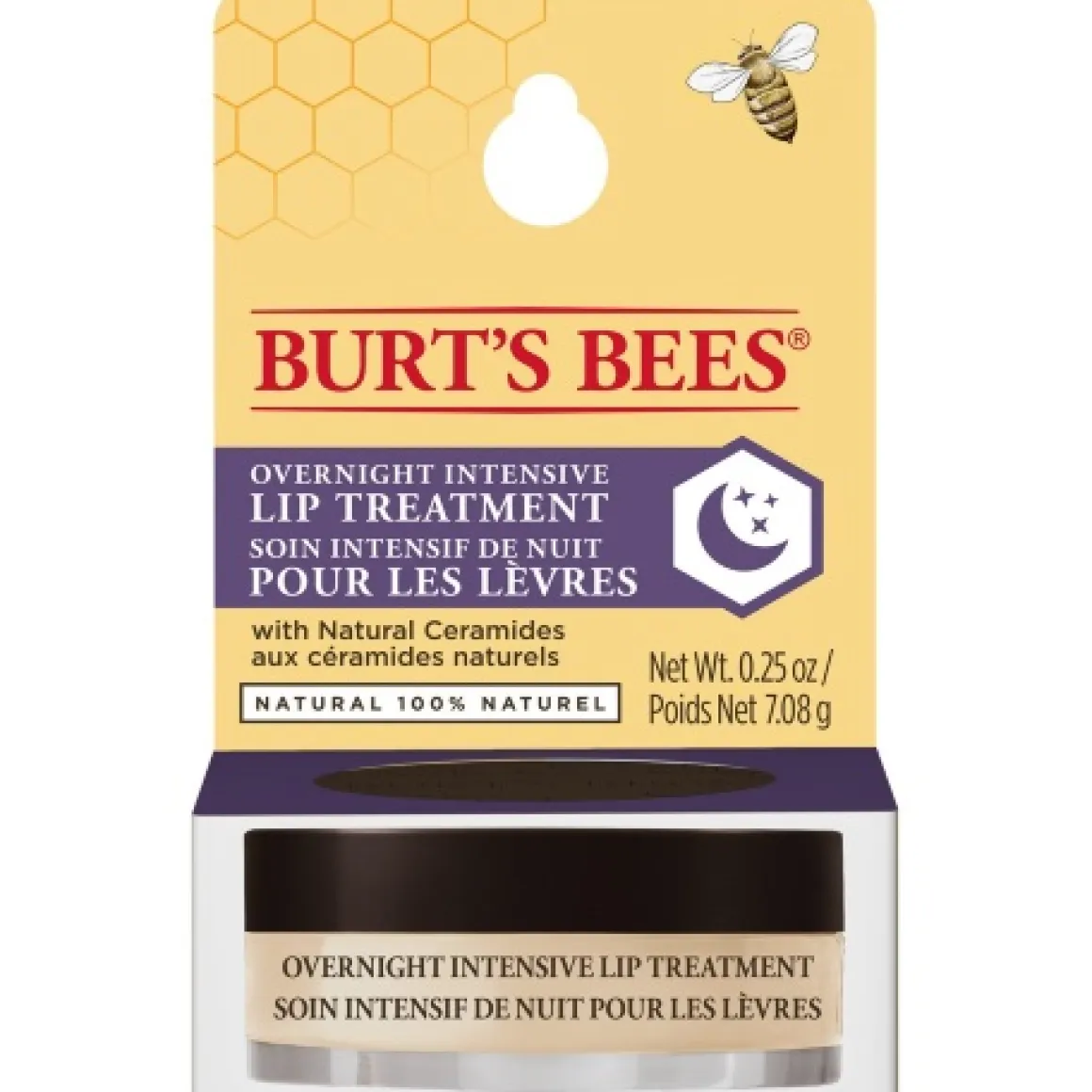 Burt's Bees Lip treatment overnight intensive