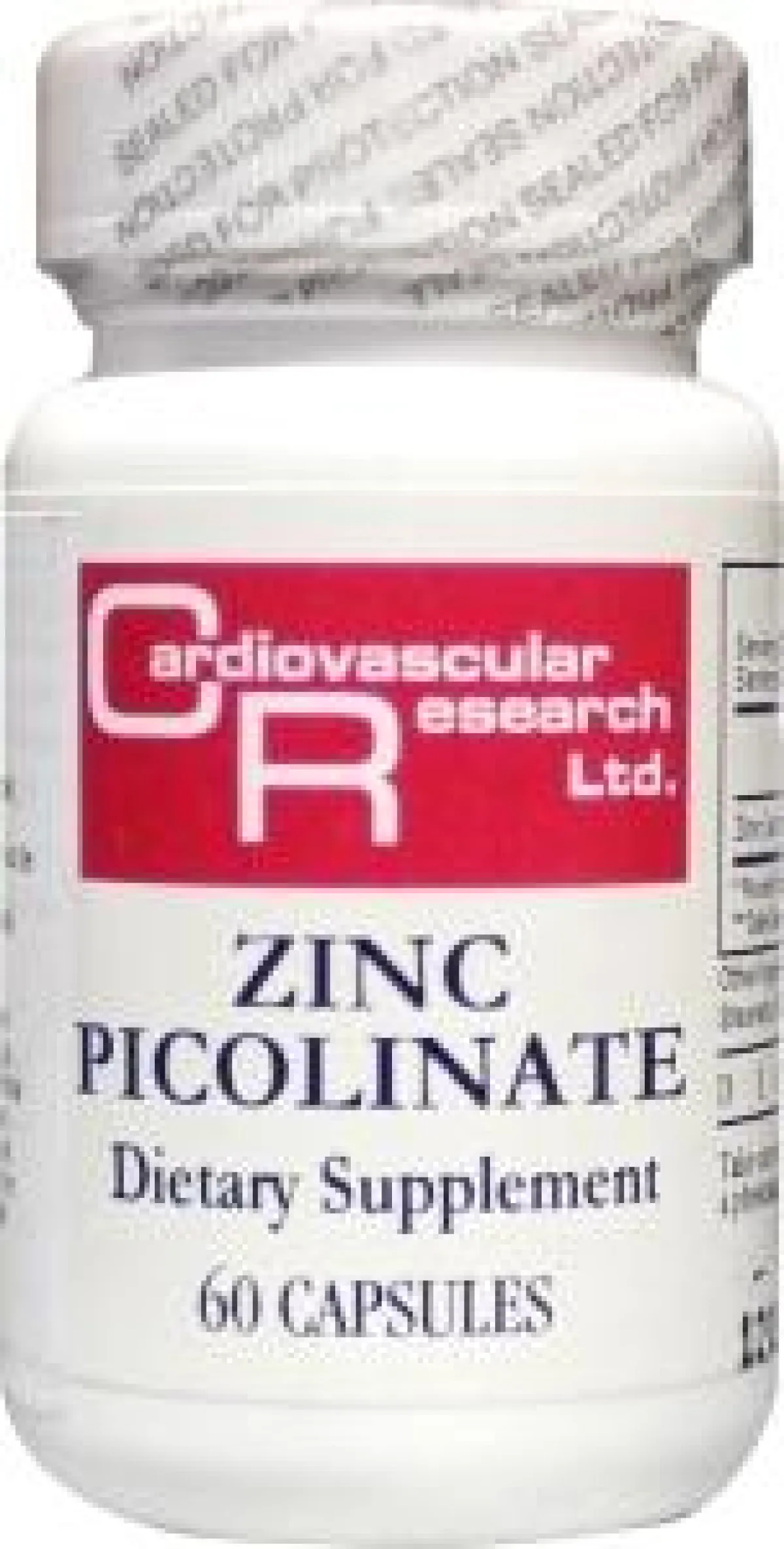 Sale Cardio Vasc Res Zink picolinaat 25mg