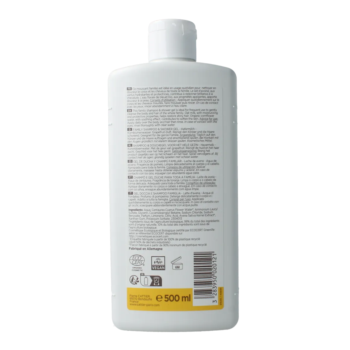 Cattier Family shampoo en showergel