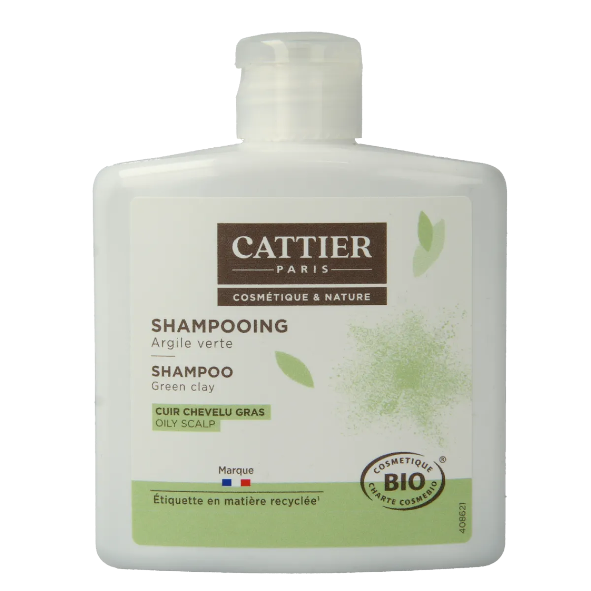 Outlet Cattier Shampoo vet haar groene klei