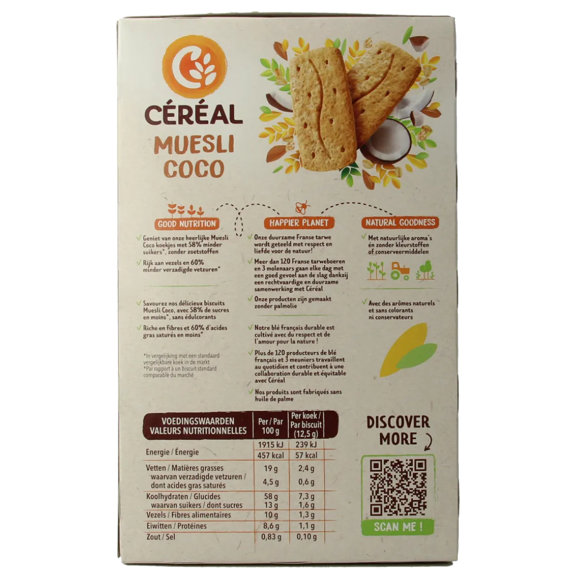 Cereal Koekjes muesli/cocos