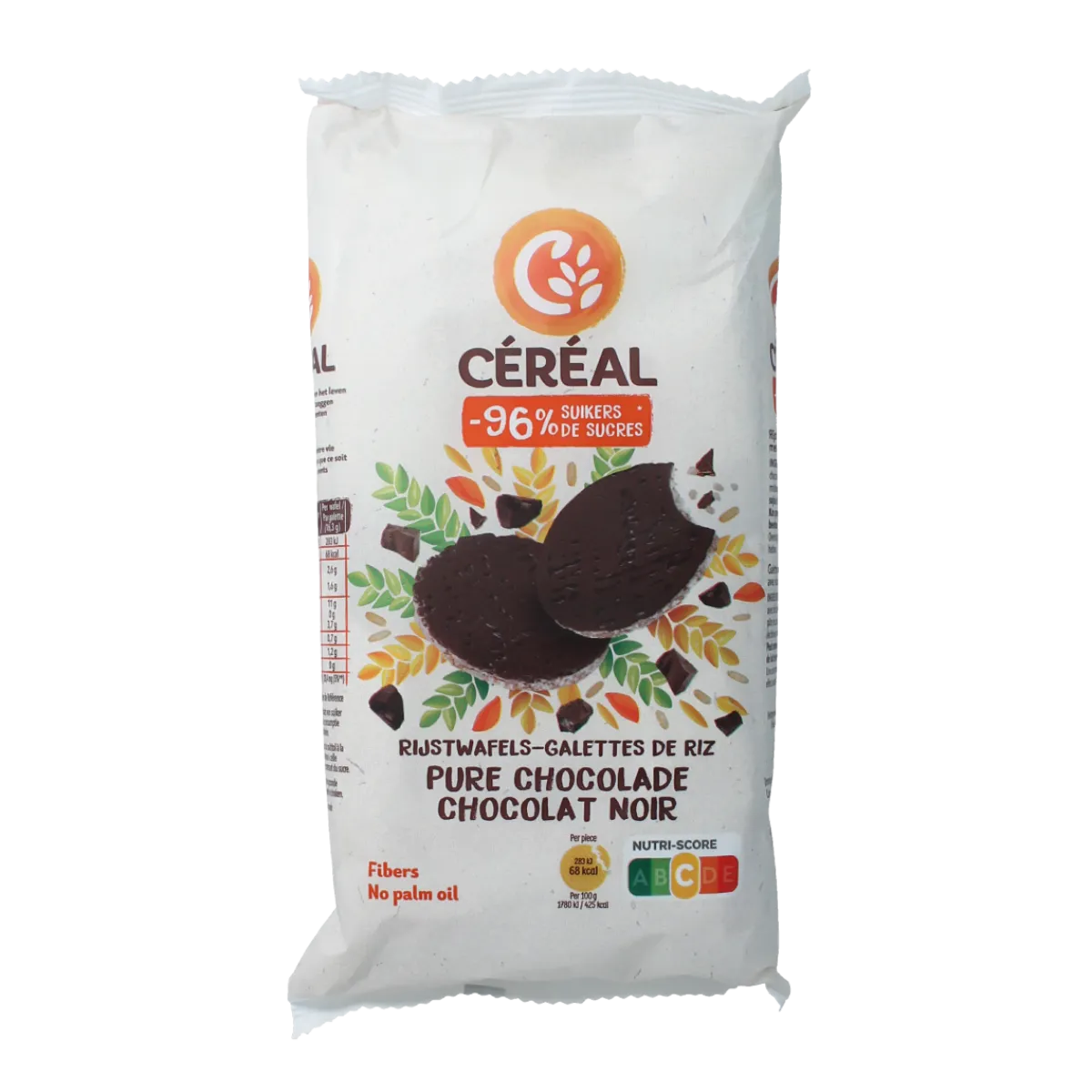Cereal Rijstwafels pure chocolade