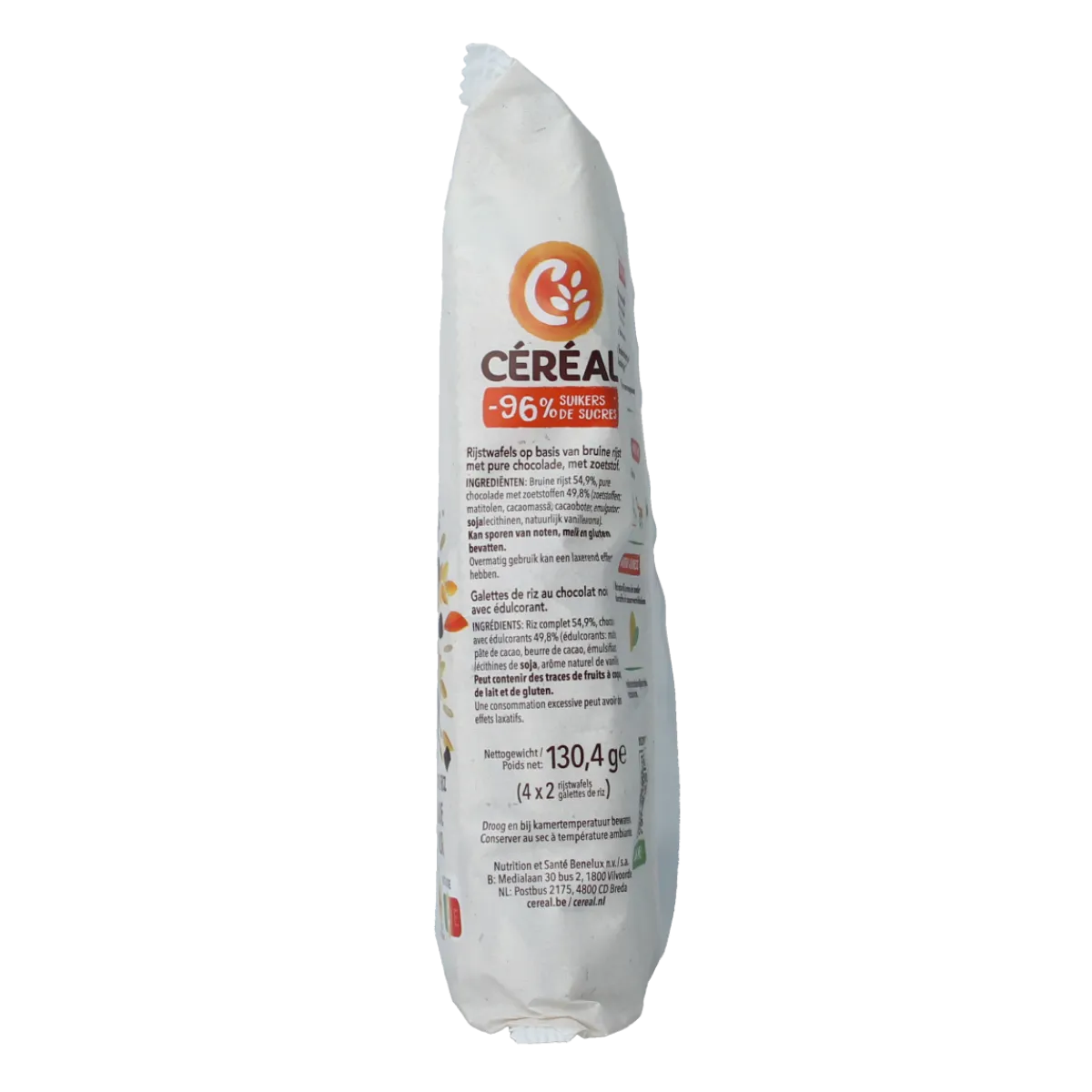 Cereal Rijstwafels pure chocolade
