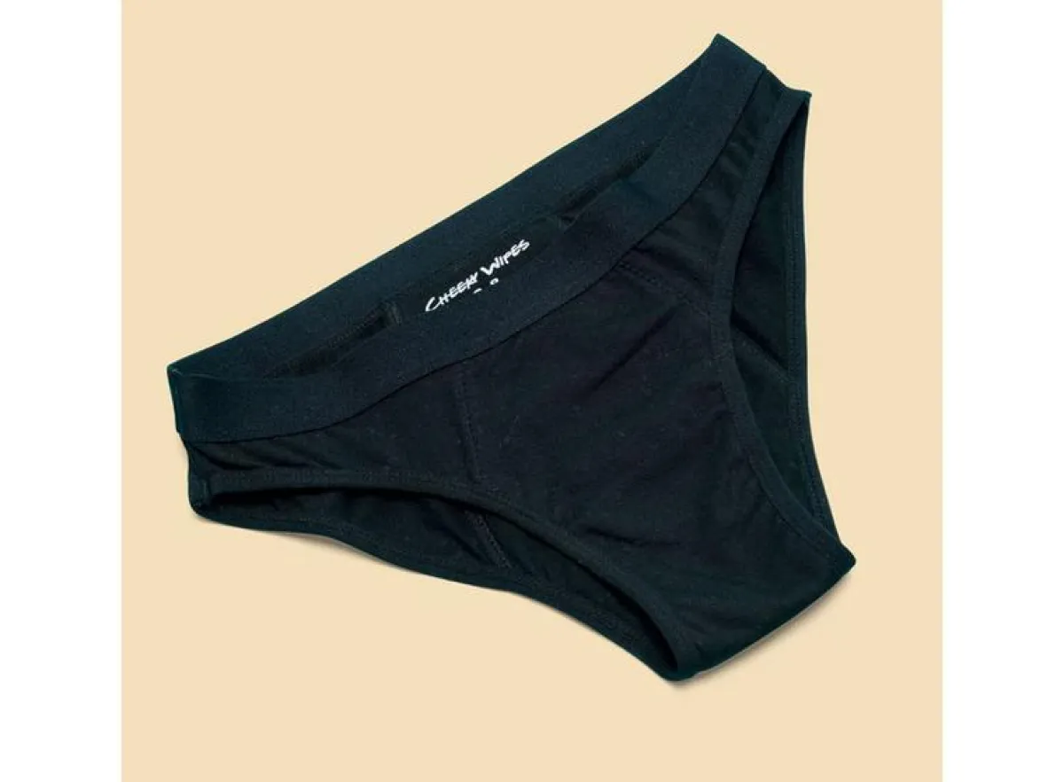 Discount Cheeky Wipes Menstruatie ondergoed Feeling Sporty zw maat 32-34