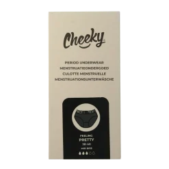 Outlet Cheeky Wipes Menstruatie ondergoed Feeling Pretty zw maat 38-40