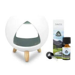 Chi Cozy aromabrander + Davos olie