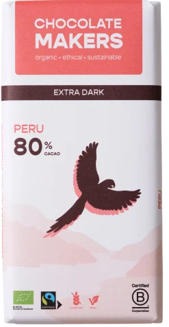 Clearance Chocolatemakers Awajun 80% puur fairtrade bio