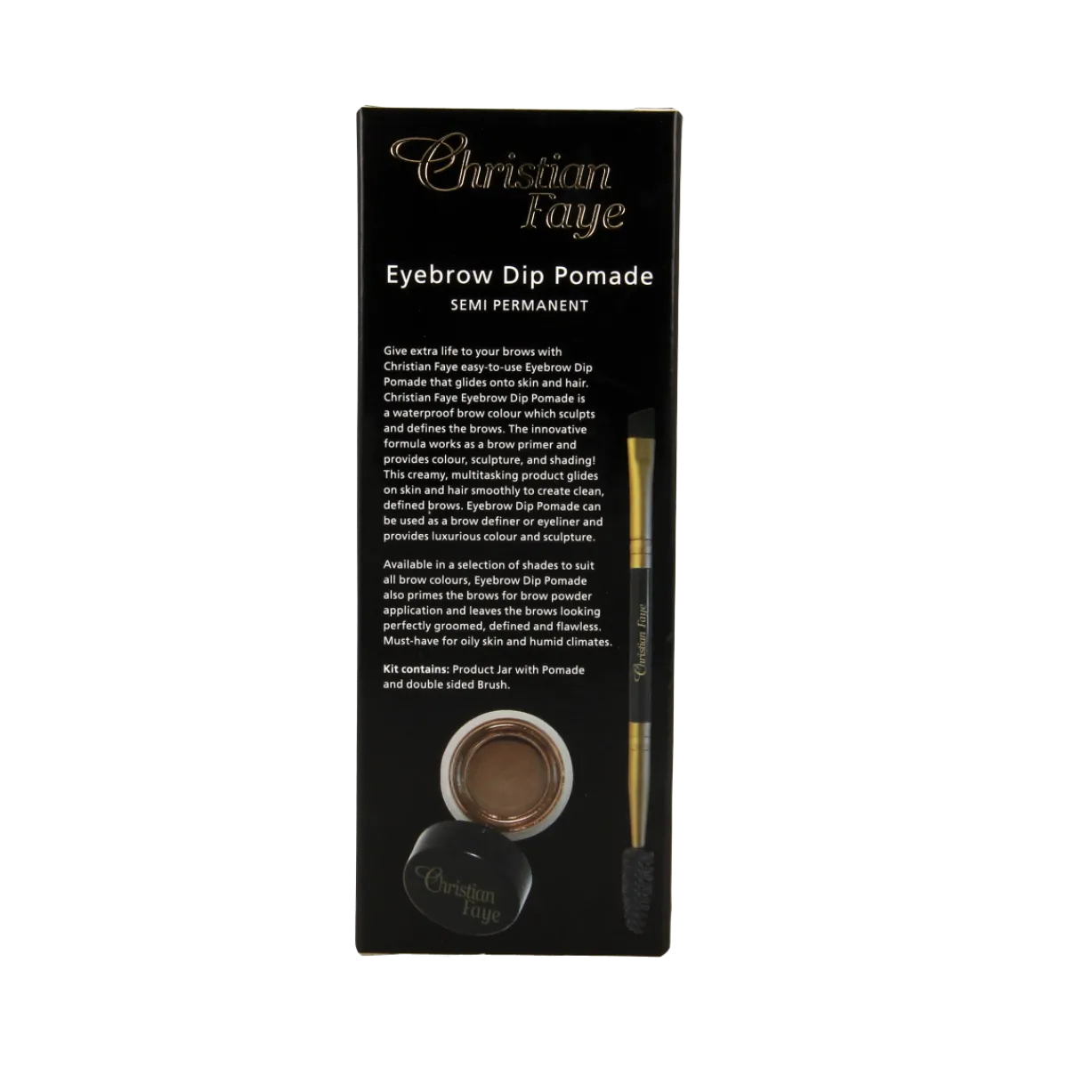 Outlet Christian Faye Eyebrow dip pomade dark brown