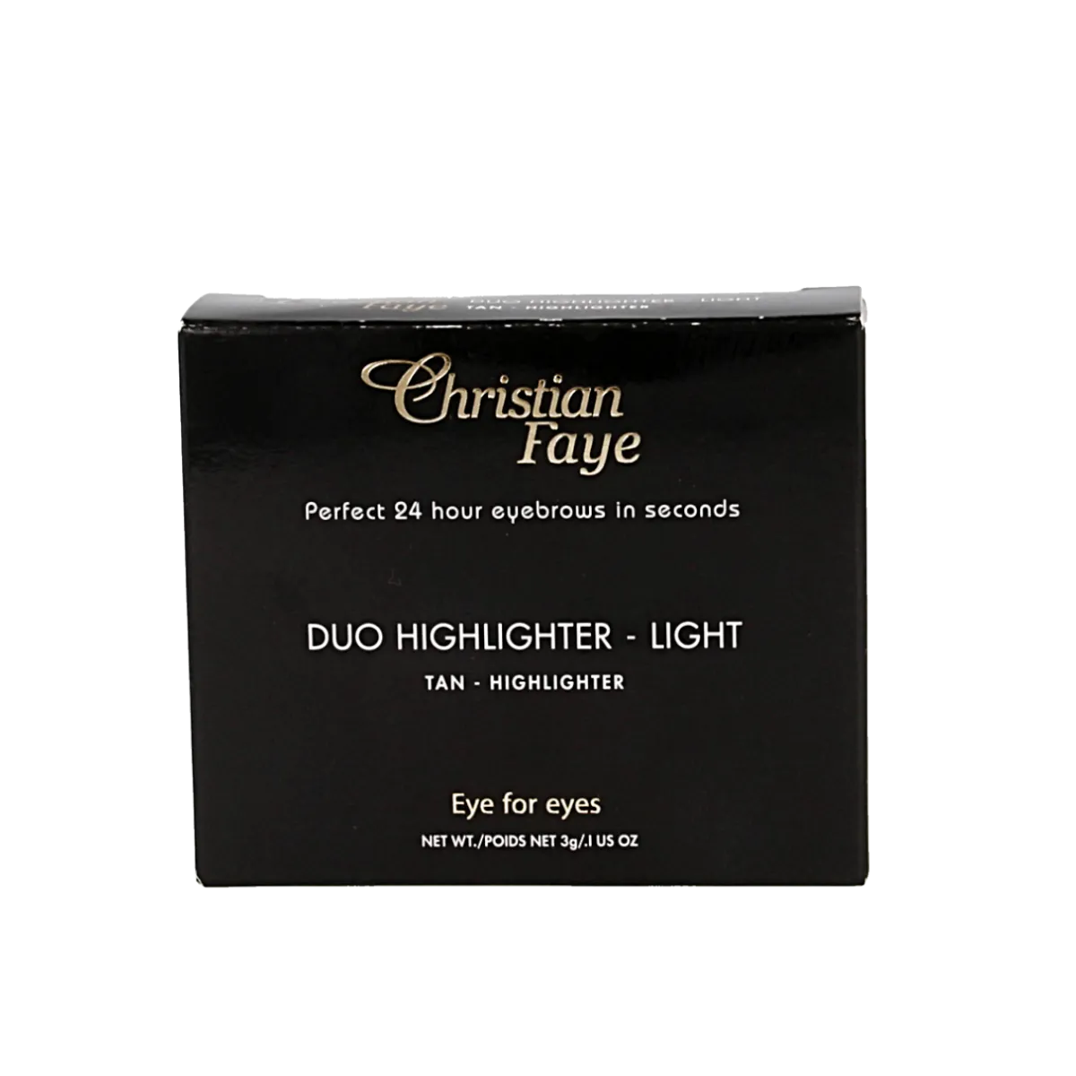 Sale Christian Faye Eyebrow make up duo highlighter light