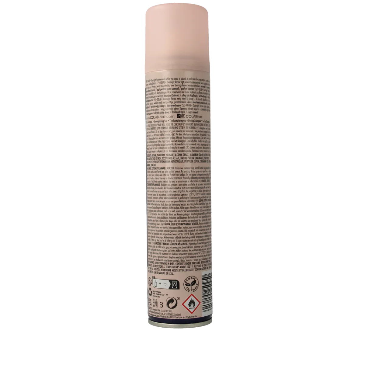 New Colab Droogshampoo overnight renew