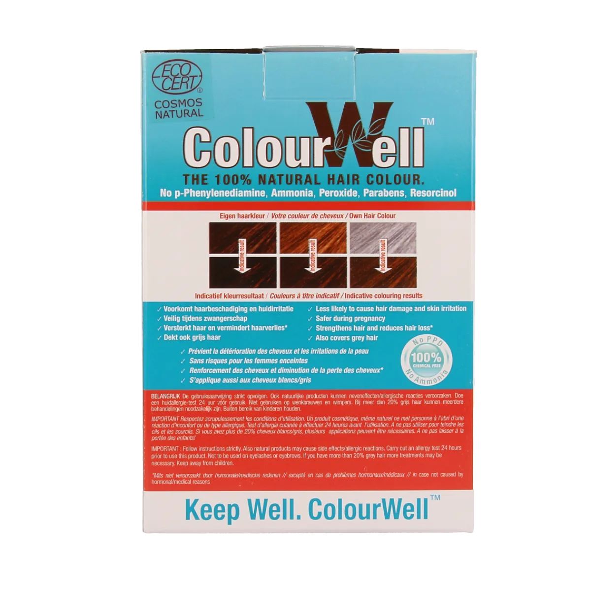 Discount Colourwell 100% Natuurlijke haarkleur mahonie