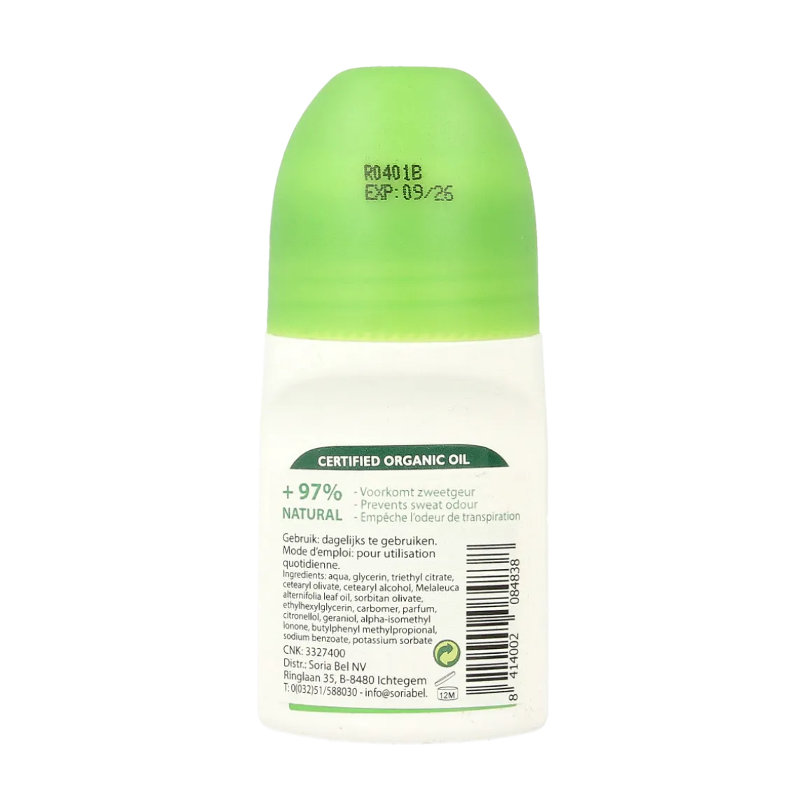 Corpore Sano Deodorant roller tea tree