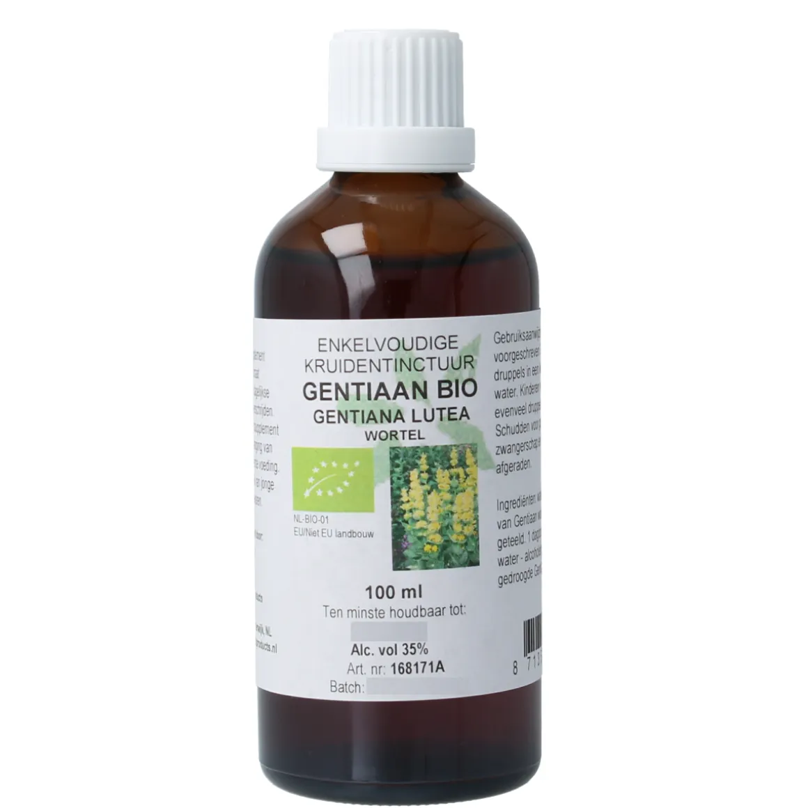 Cruydhof Gentiana lutea radix / gentiaan tinctuur bio