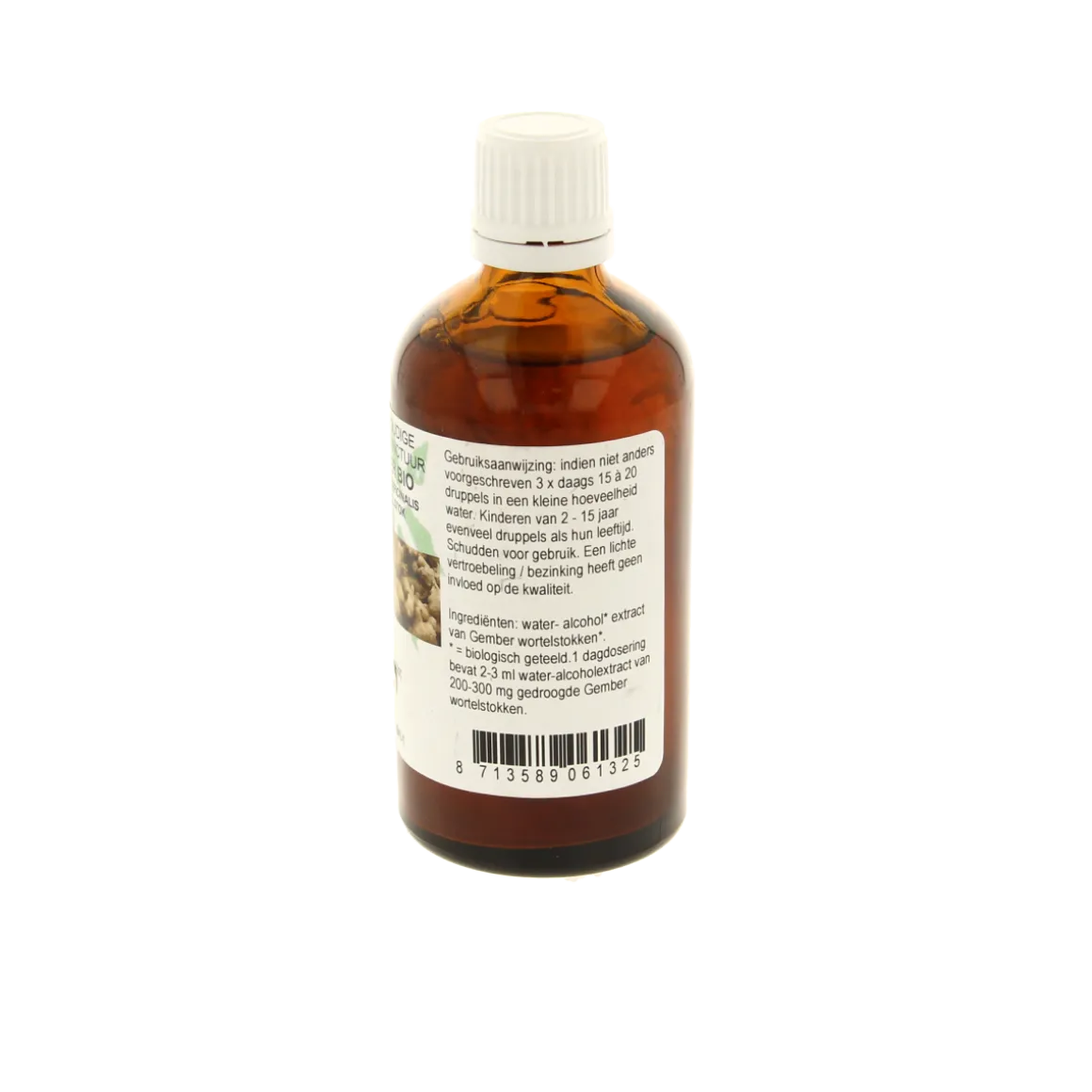 Cruydhof Zingiber officinalis rhiz/gember tinctuur bio