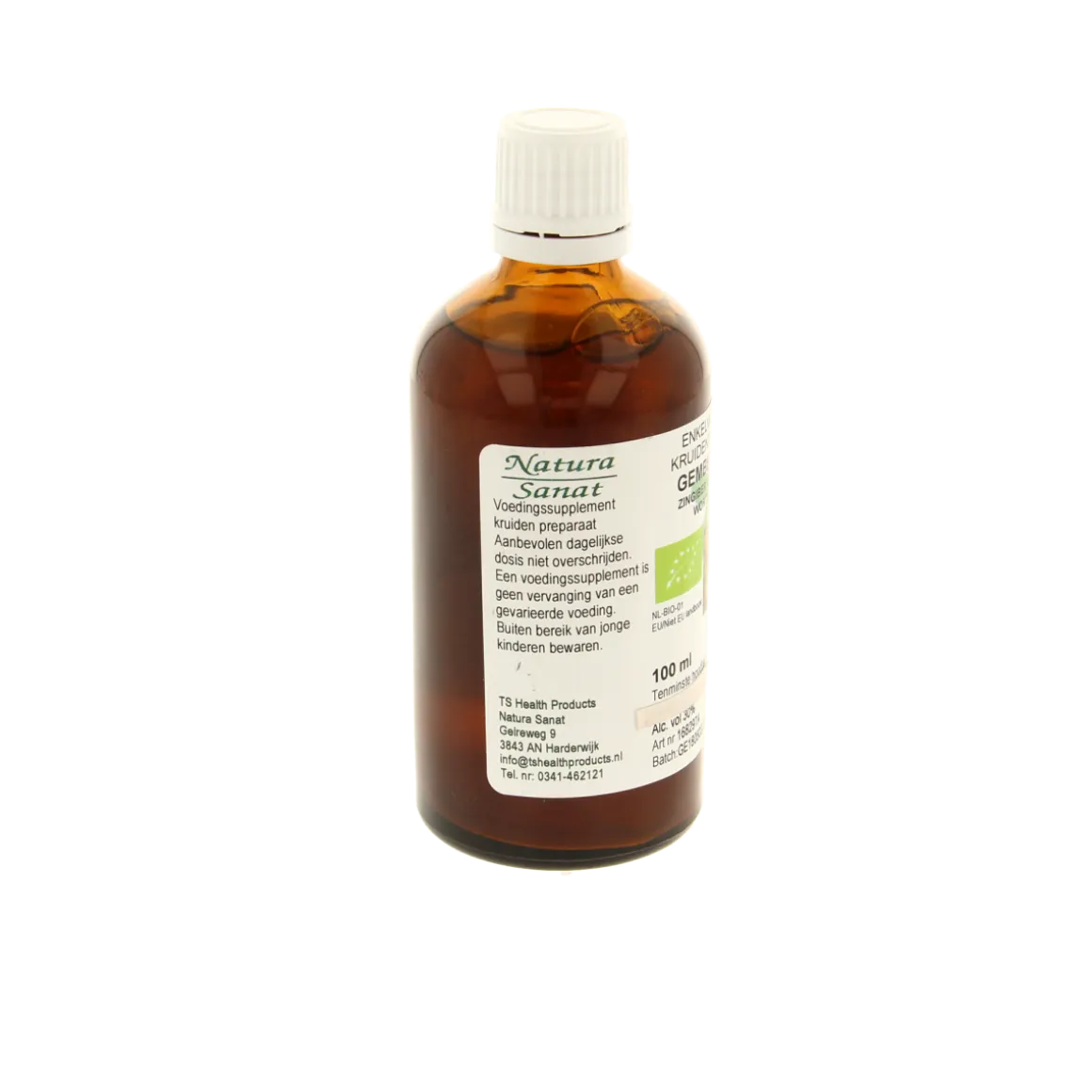 Cruydhof Zingiber officinalis rhiz/gember tinctuur bio