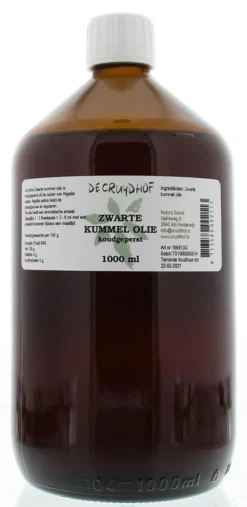Cruydhof Zwarte kummel olie koudgeperst