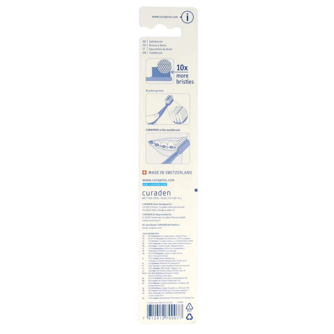 Curaprox Tandenborstel CS ortho ultra soft