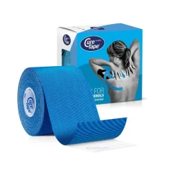 Hot Cure Tape Kinesiotape blauw 5cm x 5m