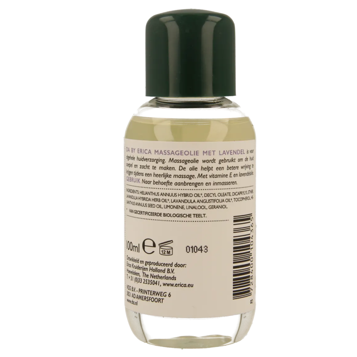 DA by Erica Massageolie met lavendel
