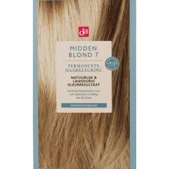 DA Haarkleuring 7.0 midden blond