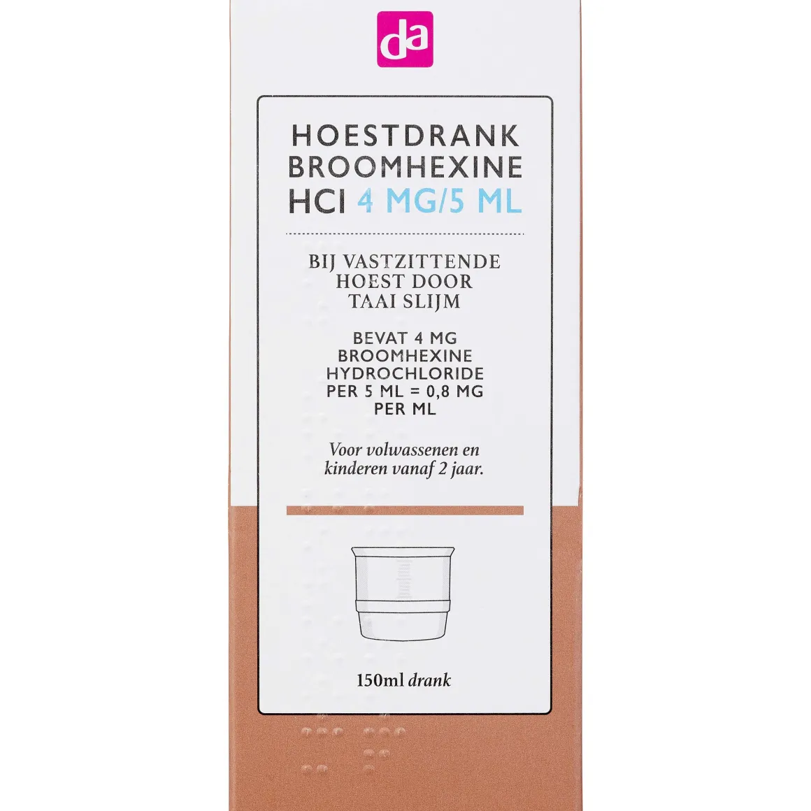 DA Hoestdrank broomhexidine 4mg